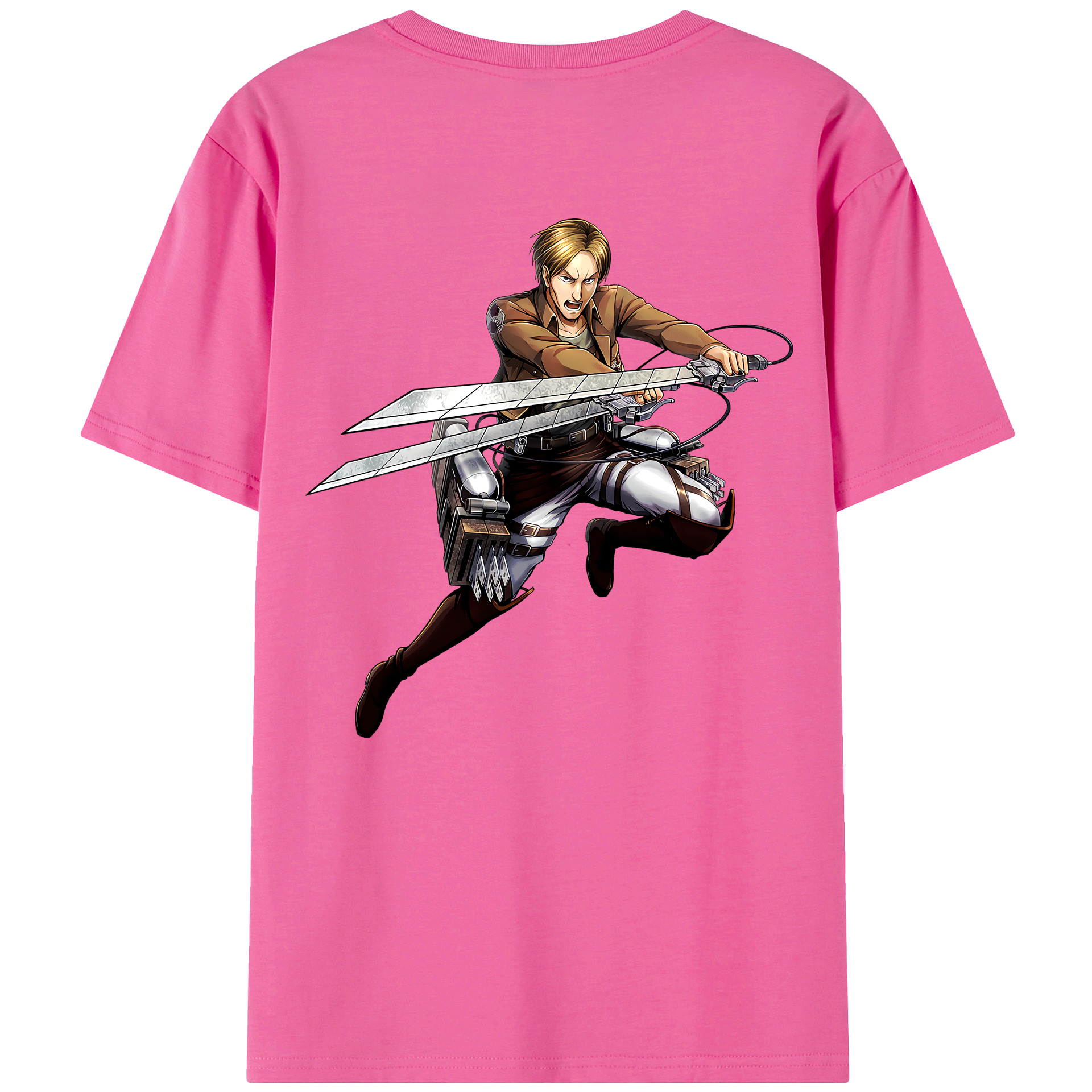 （画像用） 進撃の巨人 Attack on Titan レディース半袖Tシャツ(バックプリント)